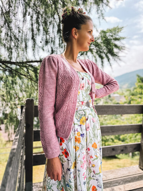 Strickjacke "Alpine Rose"