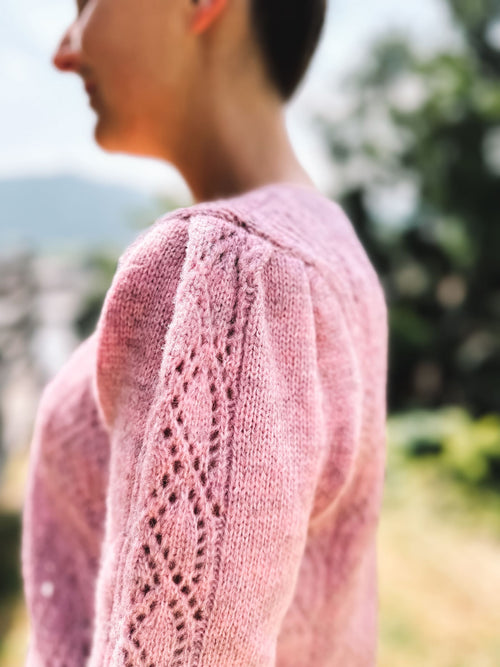 Strickjacke "Alpine Rose"