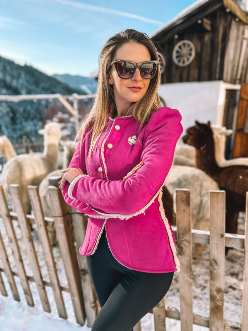 "Pink Elegance" Jacke