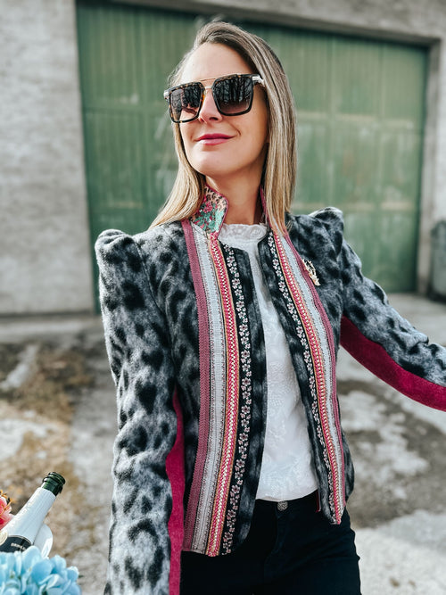 Jacke "Wildflower Noir"