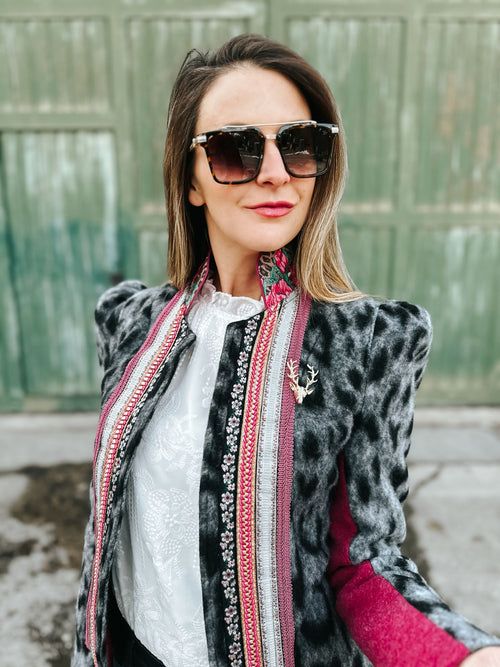 Jacke "Wildflower Noir"
