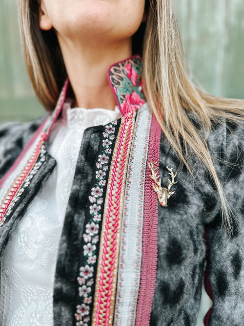 Jacke "Wildflower Noir"