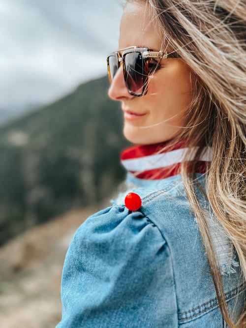 "Berry Bliss" Jeansjacke - limited Edition